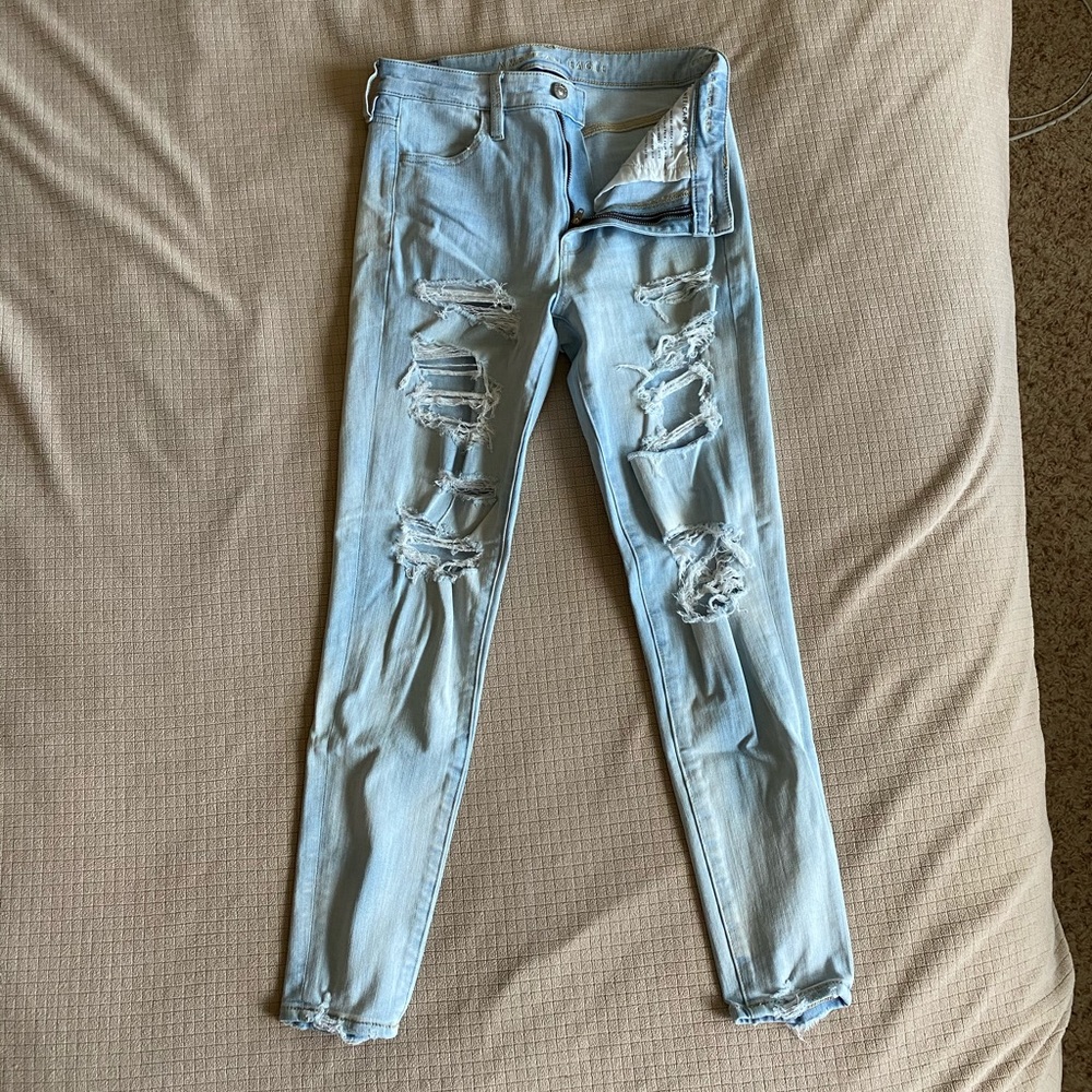 AE super hi rise jegging crop